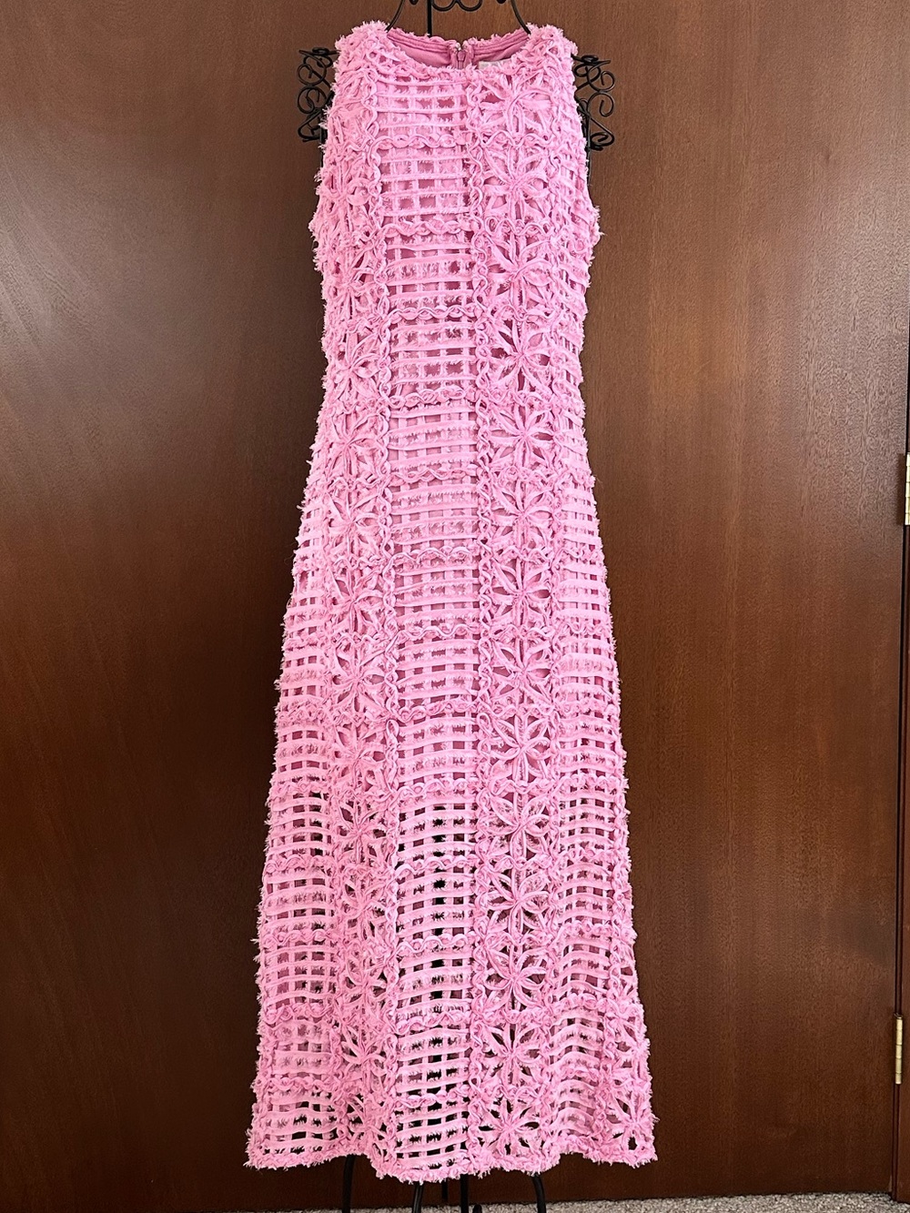 Endless Rose Pink Textured Sleeveless Maxi Dress - Picture 4 of 12